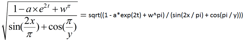 The C++ Mathematical Expression Library Example - ExprTk - Copyright Arash Partow